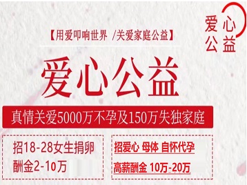 召陵捐卵助孕生子 爱心志愿者招募